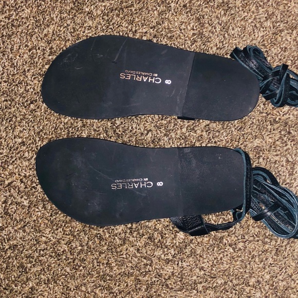 Leather gladiator sandals - Picture 2 of 2